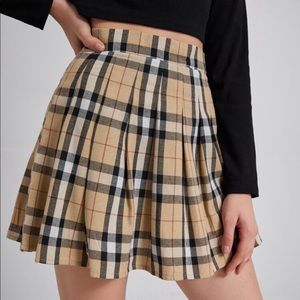 plaid tennis skirt